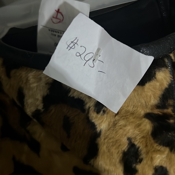 LINDA LUNDSTORM- cheetah flat fur mid length skirt - Picture 4 of 4